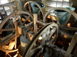 A picture of the church bells